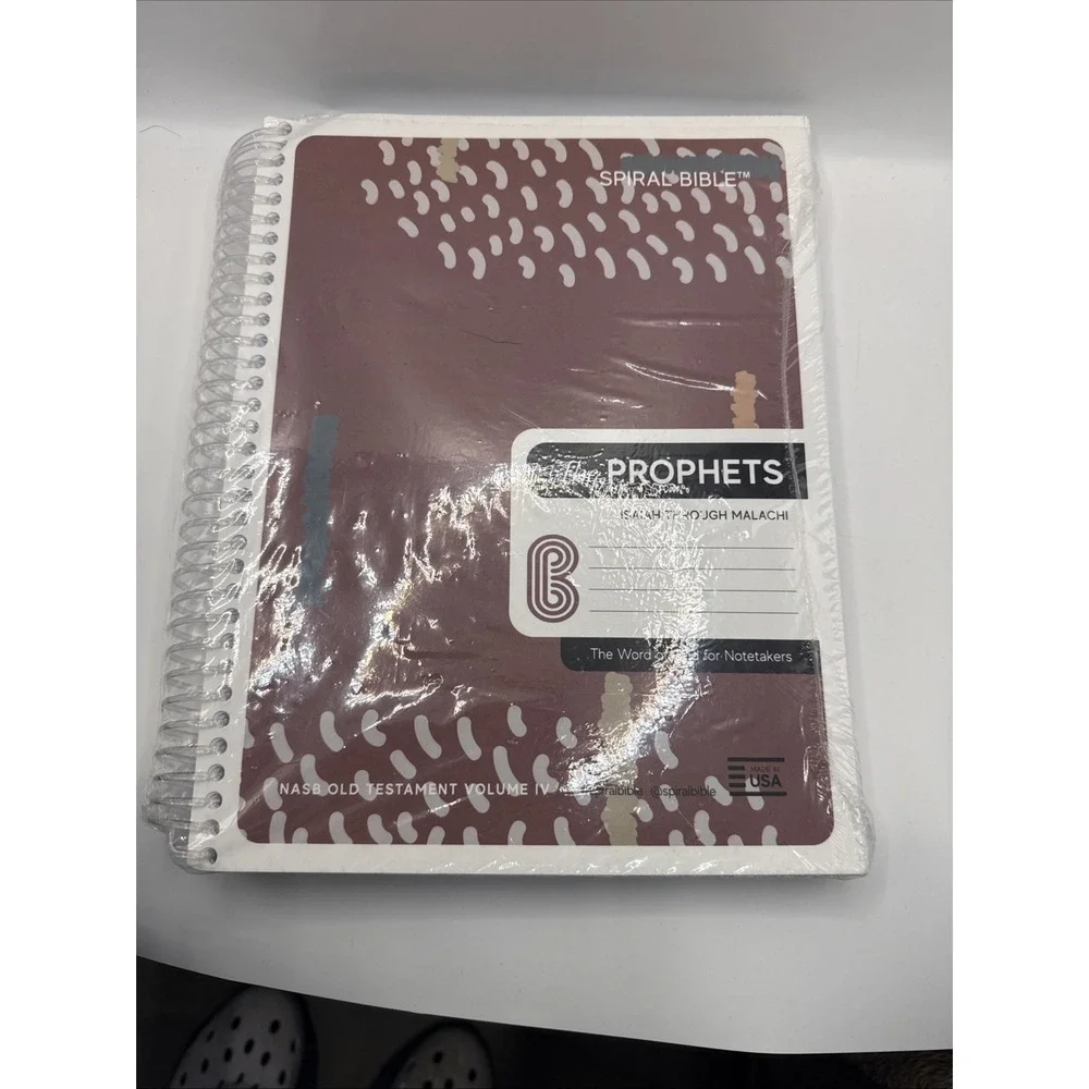 Spiral Bible The Prophets Isaiah Through Malachi! The Word of God Notetakers NAS
